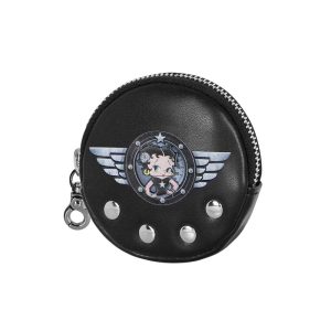 Betty Boop Motor Love-Monedero Cookie, Negro
