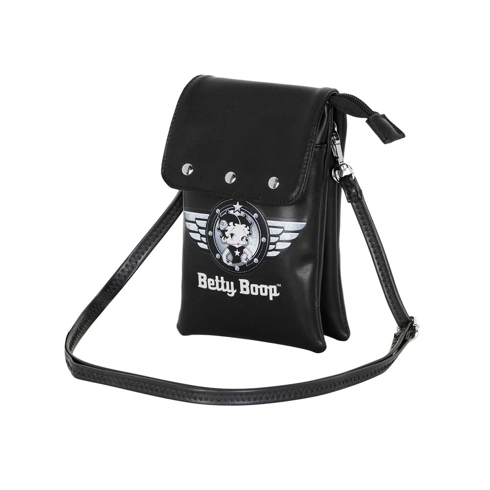 Betty Boop Motor Love-Bolso Móvil, Negro