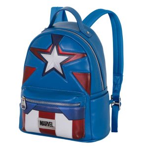 Marvel Capitán América Courage-Mochila Heady, Azul
