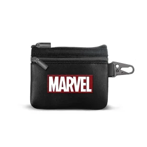 Marvel Comics-Monedero Slim PU, Negro