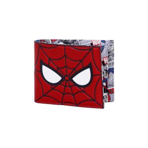 Marvel Spiderman Chibi-Billetero de Hombre, Rojo