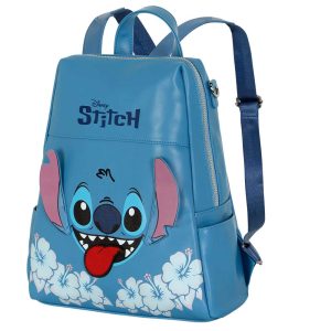 Disney Lilo y Stitch Tongue-Mochila Shield, Azul