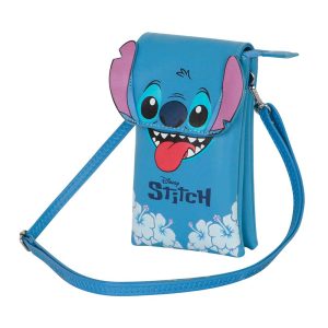 Disney Lilo y Stitch Tongue-Bolso Móvil, Azul