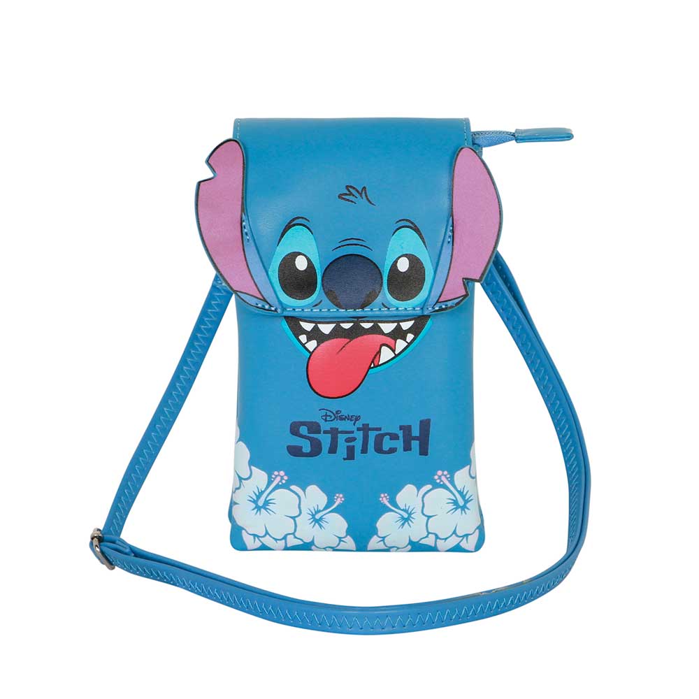 Disney Lilo y Stitch Tongue-Bolso Móvil, Azul - Imagen 3