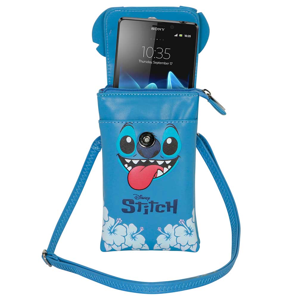 Disney Lilo y Stitch Tongue-Bolso Móvil, Azul - Imagen 5