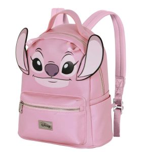 Disney Lilo y Stitch Angel Face-Mochila Heady, Rosa