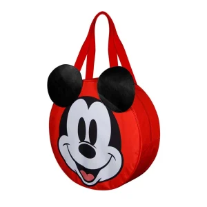 Disney Mickey Mouse Face-Bolsa de Playa Jumbo, Multicolor
