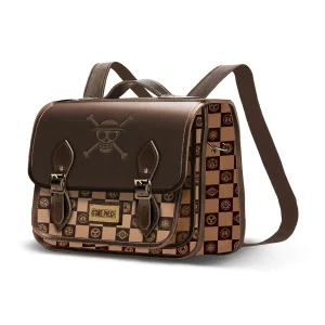One Piece Chess-Bolso-Mochila Satchel, Camel