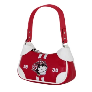 Betty Boop Varsity-Bolso Fancy Casual, Burdeos