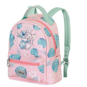 Disney Lilo y Stitch Hug-Mochila Heady Pequeña, Rosa