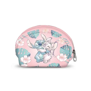 Disney Lilo y Stitch Hug-Monedero Oval Casual, Rosa