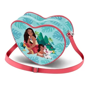 Disney Vaiana Family-Bolso Corazón Casual, Azul