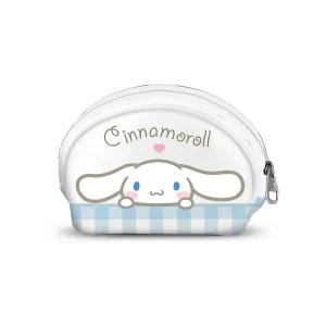 Hello Kitty Cinnamoroll Vichy-Monedero Oval Casual, Multicolor