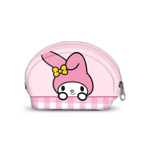 Hello Kitty My Melody Cute-Monedero Oval Casual, Rosa
