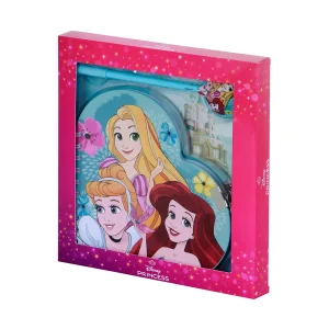 Disney Princesas Adorable-Diario Corazón Llave + Boli, Azul