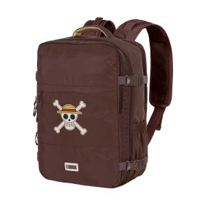 One Piece Skull-Mochila de Viaje Mercury Grande 47x23x33cm, Marrón