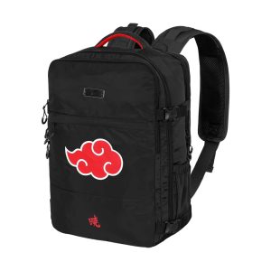 Naruto Clouds-Mochila de Viaje Mercury Grande 47x23x33cm, Negro