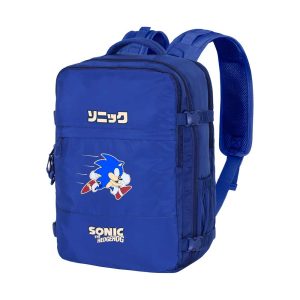 Sonic The Hedgehog - SEGA Action-Mochila de Viaje Mercury Grande 47x23x33cm, Azul