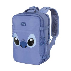 Disney Lilo y Stitch Face-Mochila de Viaje Mercury Grande 47x23x33cm, Azul
