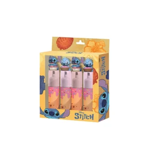 Disney Lilo y Stitch Mix-Pack de 4 Marcadores Fluorescentes Rosa