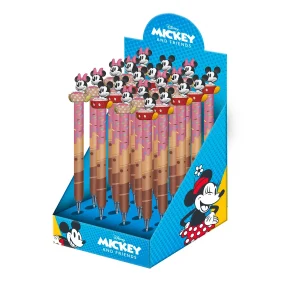 Disney Mickey y Minnie Mix-Expositor 24 Unidades Bolígrafo Gel Borrable, Multicolor