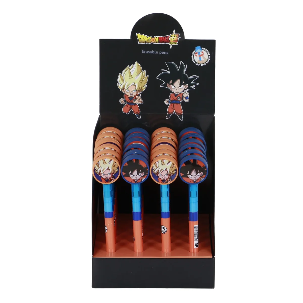 Dragon Ball (Bola de Dragón) Ultra Instinct-Expositor 24 Unidades Bolígrafo Gel Borrable, Negro - Imagen 3