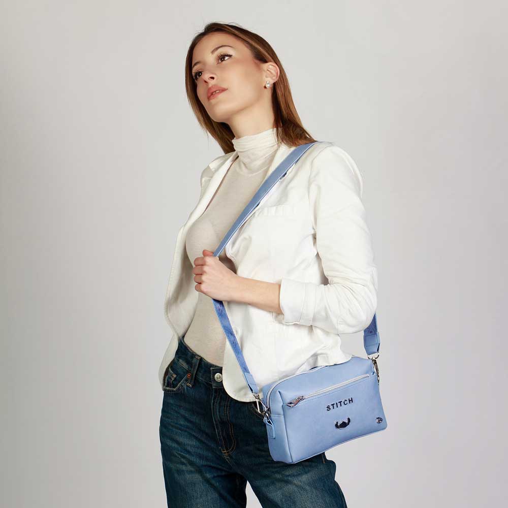 Disney Lilo y Stitch Steel-Bolso Ginger, Azul - Imagen 6