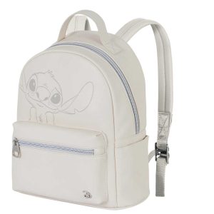 Disney Lilo y Stitch Cream-Mochila Heady, Hueso