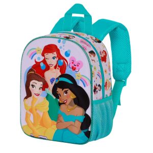 Disney Princesas Rainbows-Mochila 3D Elite, Multicolor