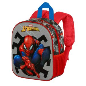 Marvel Spiderman Symbol-Mochila 3D Elite, Gris
