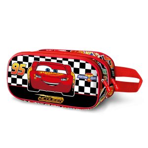 Disney Cars 3 Racer-Estuche Portatodo 3D Doble, Rojo