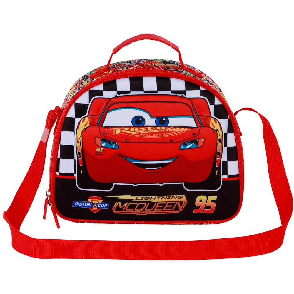 Disney Cars 3 Racer-Bolsa Portamerienda 3D, Rojo - Imagen 3