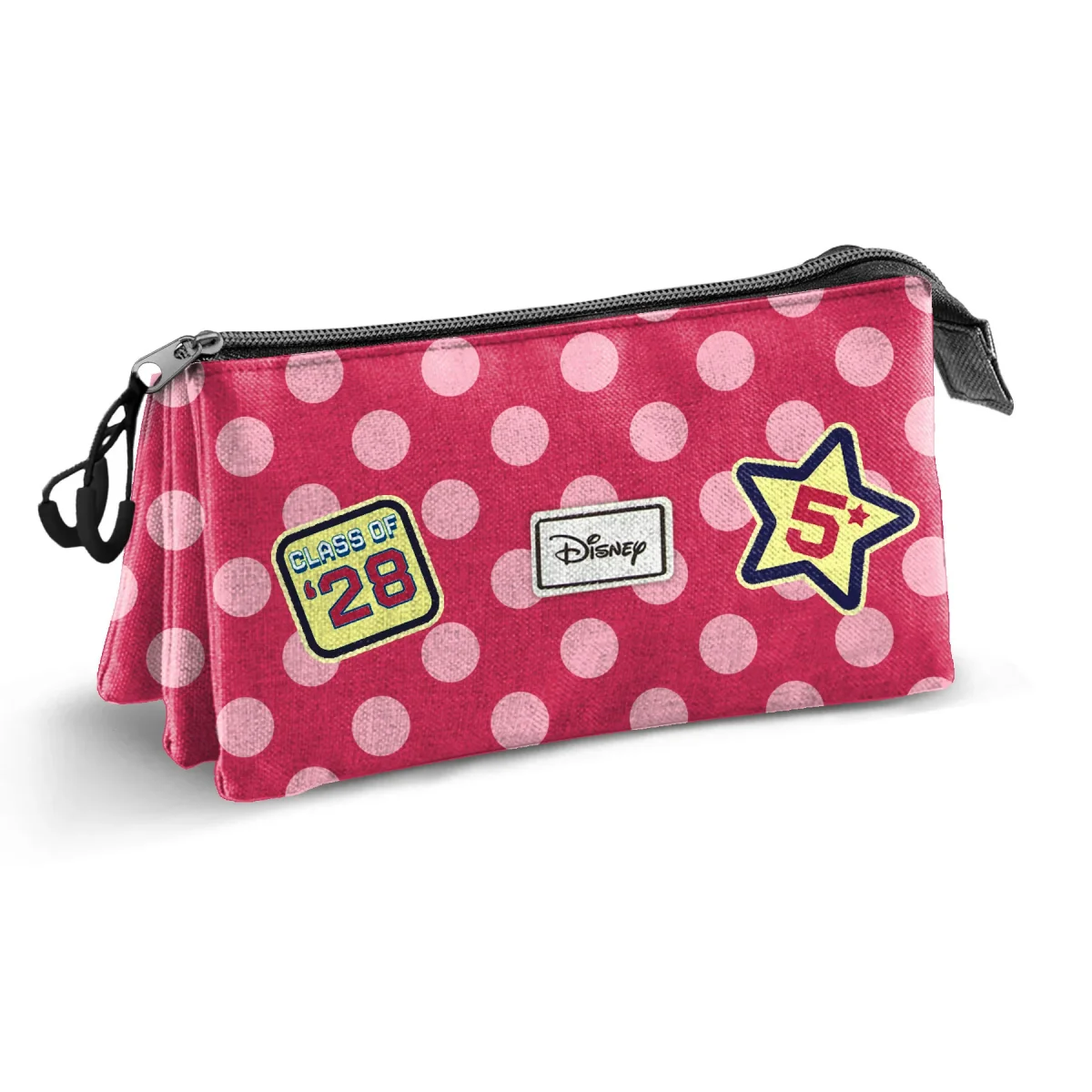 Disney Minnie Mouse Class-Estuche Portatodo Triple, Rosa - Imagen 4