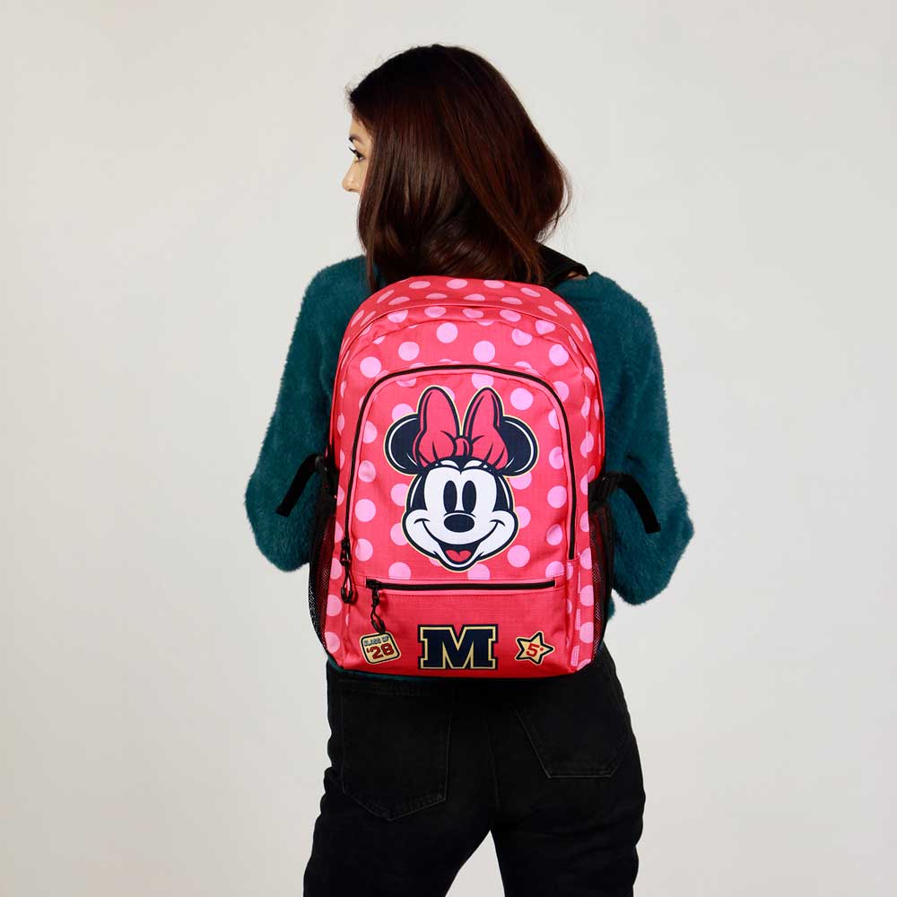 Disney Minnie Mouse Class-Mochila Fight FAN 2.2, Rosa - Imagen 3