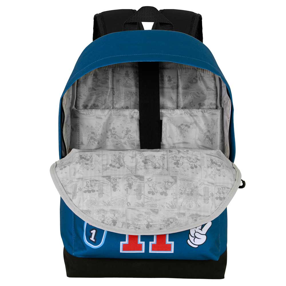 Disney Mickey Mouse Class-Mochila HS FAN 2.2, Azul - Imagen 5