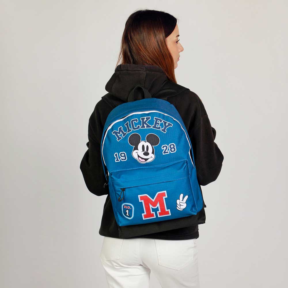 Disney Mickey Mouse Class-Mochila HS FAN 2.2, Azul - Imagen 6