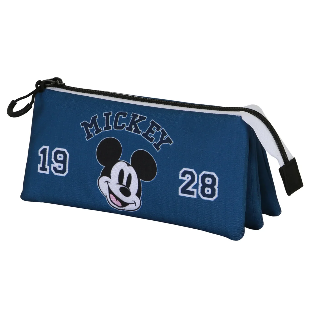 Disney Mickey Mouse Class-Estuche Portatodo Triple, Azul - Imagen 2