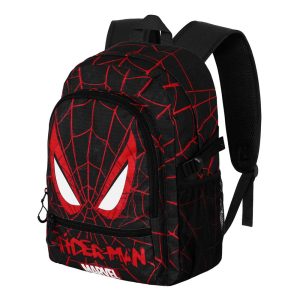 Marvel Spiderman Vision-Mochila Fight FAN 2.2, Negro