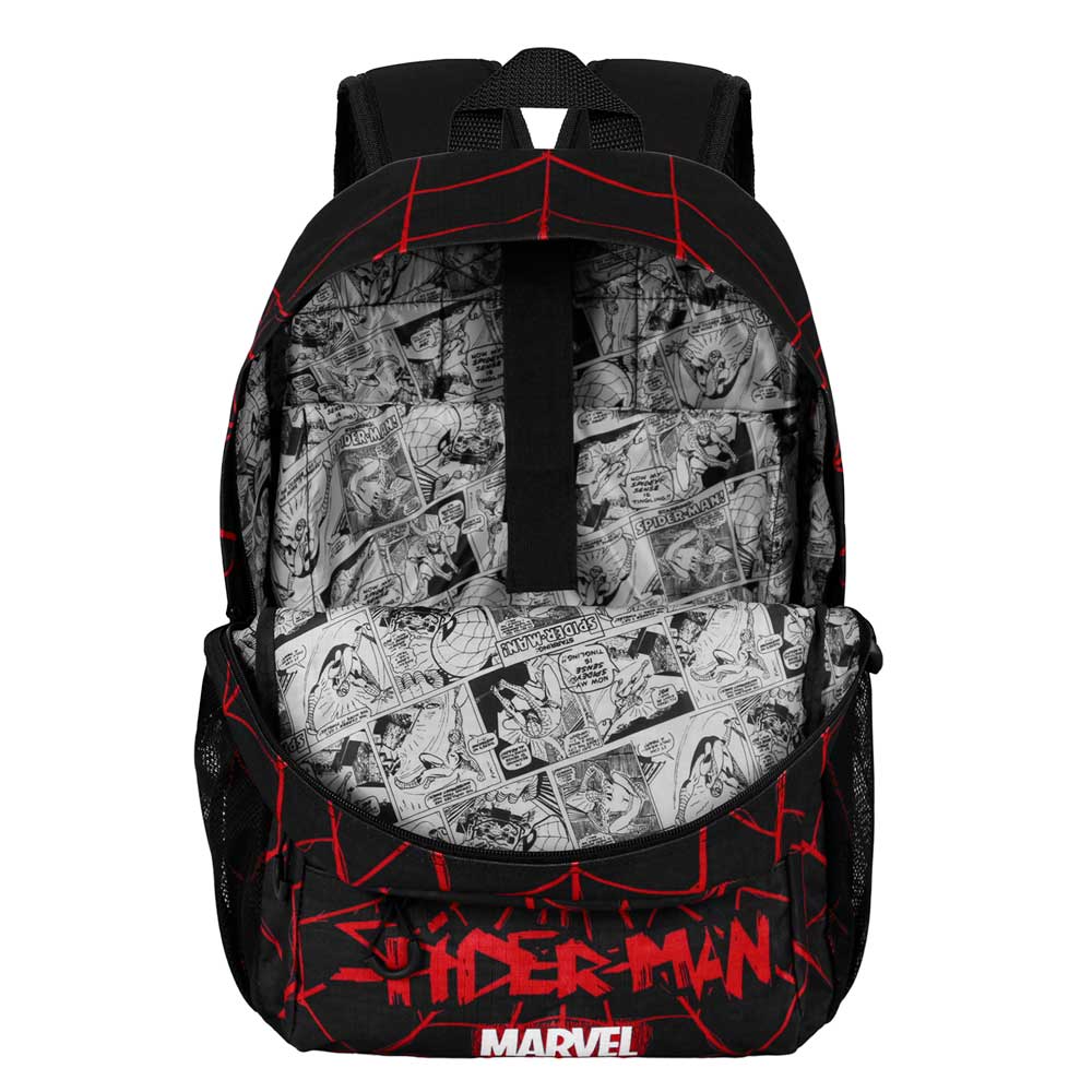 Marvel Spiderman Vision-Mochila Fight FAN 2.2, Negro - Imagen 5