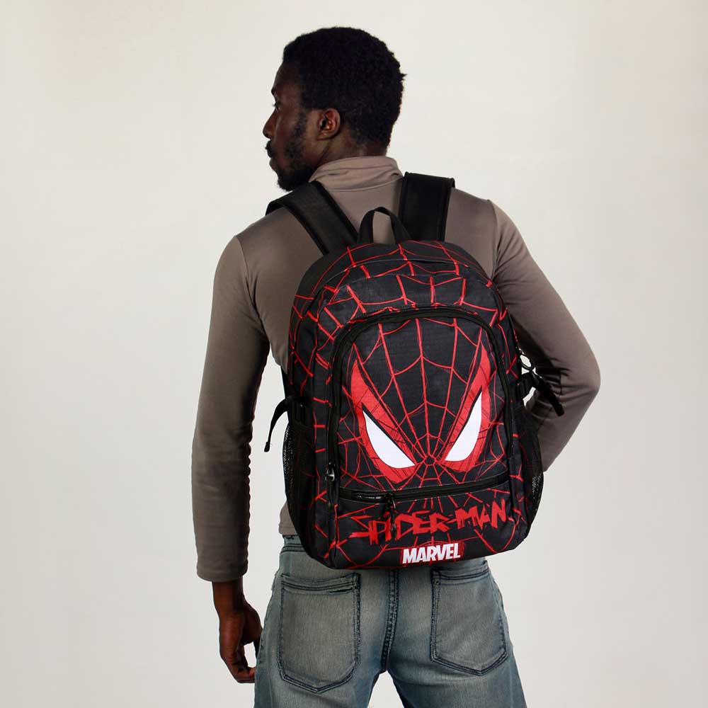Marvel Spiderman Vision-Mochila Fight FAN 2.2, Negro - Imagen 6