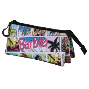 Barbie Comic-Estuche Portatodo Triple, Multicolor