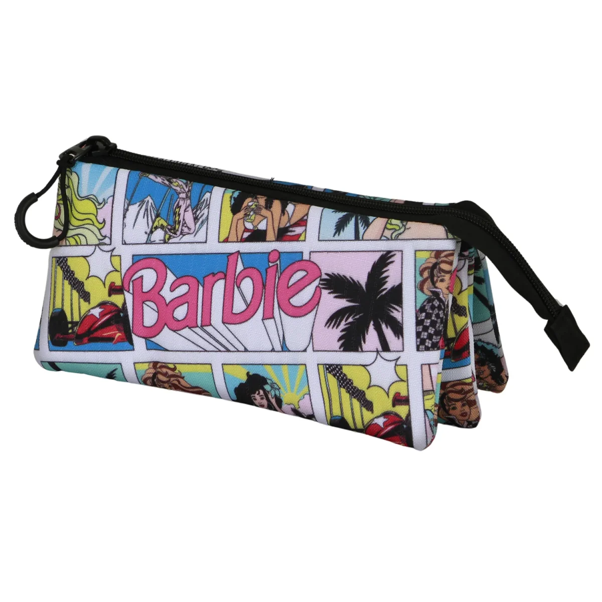 Barbie Comic-Estuche Portatodo Triple, Multicolor - Imagen 2