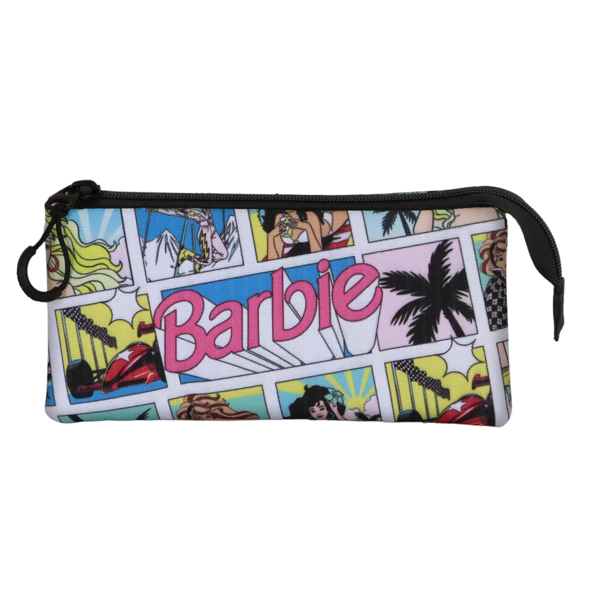 Barbie Comic-Estuche Portatodo Triple, Multicolor - Imagen 3
