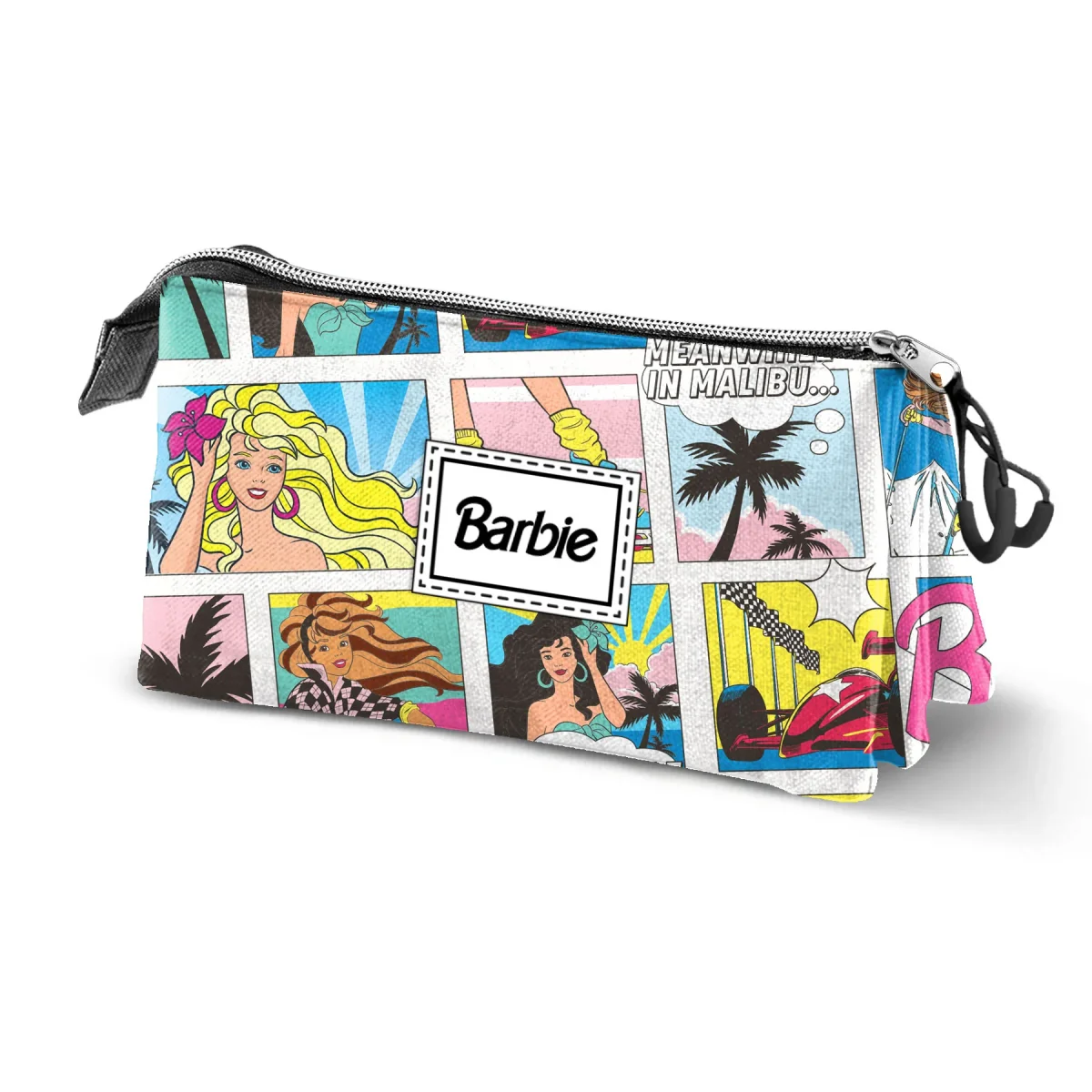 Barbie Comic-Estuche Portatodo Triple, Multicolor - Imagen 4