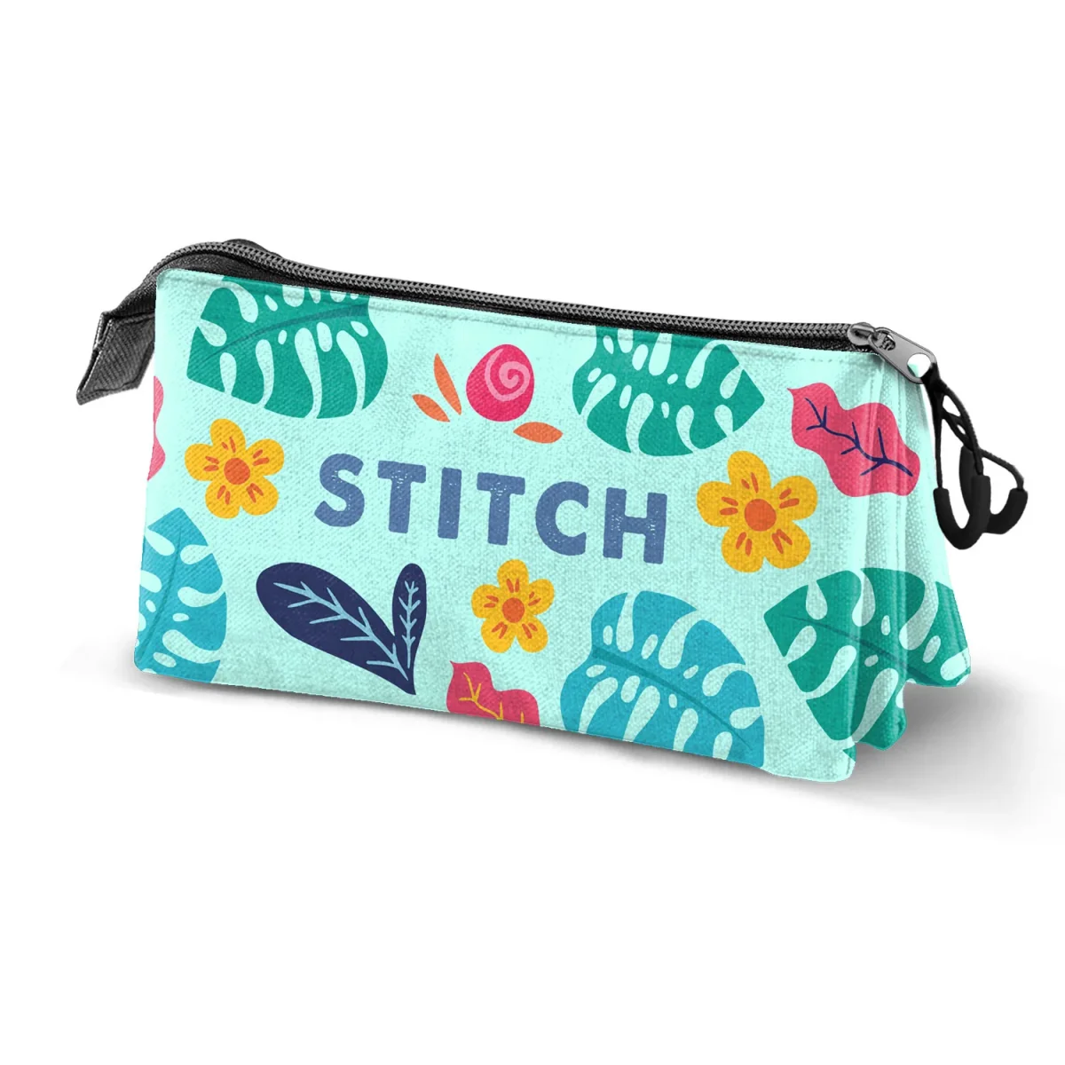 Disney Lilo y Stitch Guitar-Estuche Portatodo Triple, Verde - Imagen 4