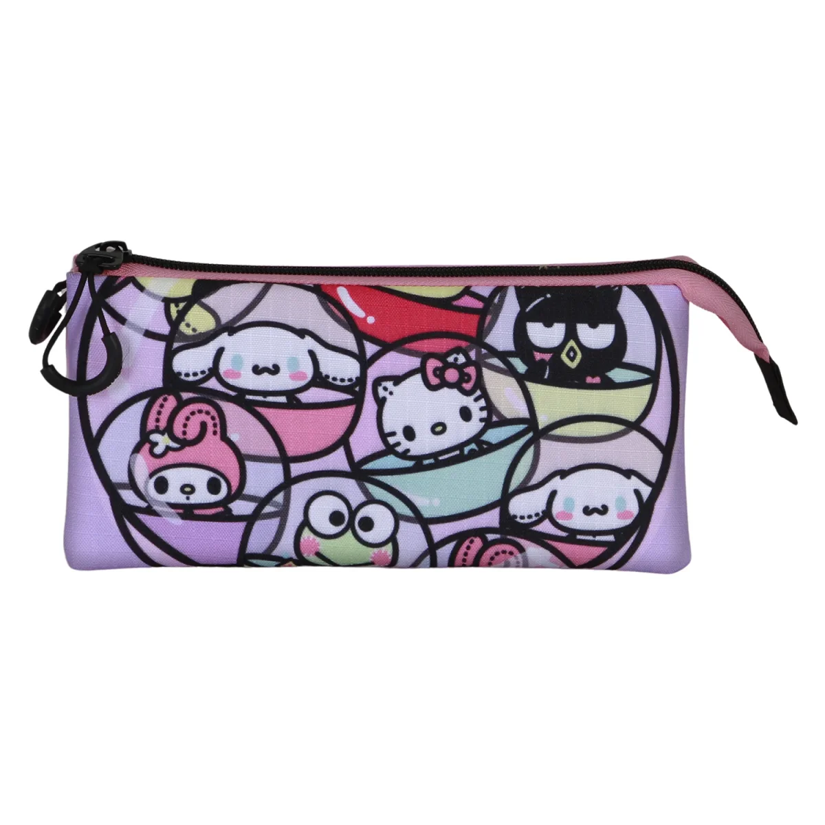 Hello Kitty Gashapon-Estuche Portatodo Triple, Rosa - Imagen 3
