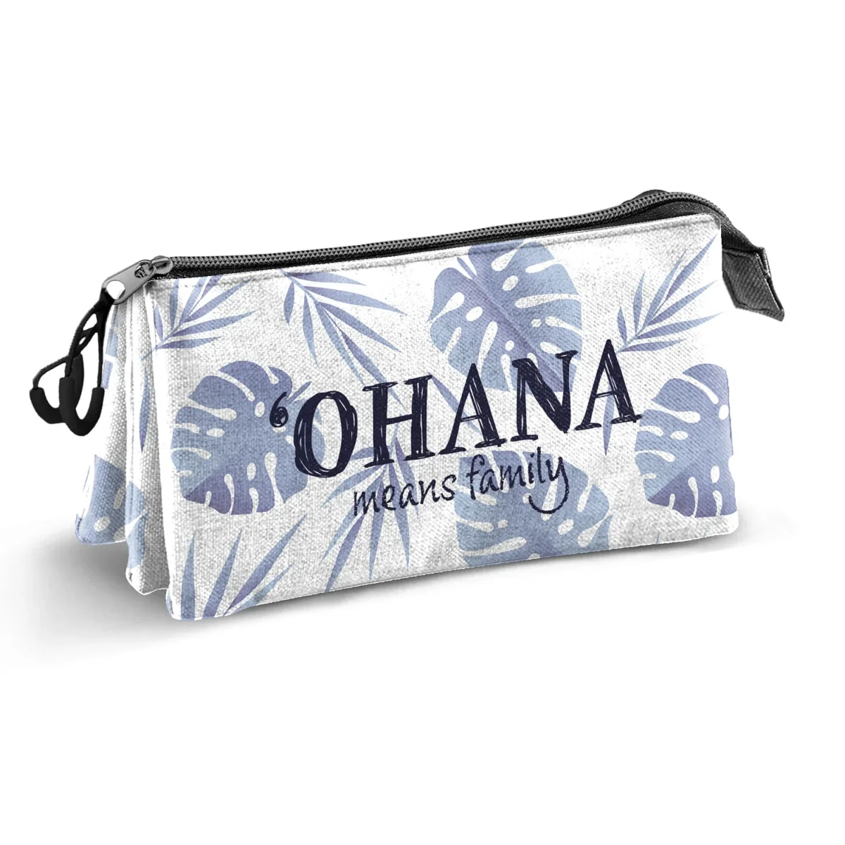 Disney Lilo y Stitch Couple-Estuche Portatodo Triple, Lila - Imagen 4
