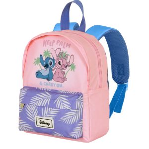 Disney Lilo y Stitch Keep-Mochila Preescolar Joy, Rosa