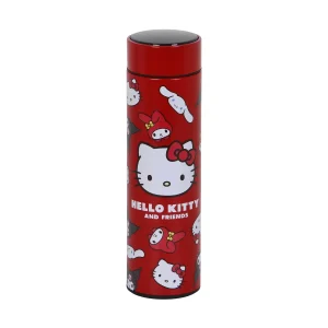 Hello Kitty Faces-Botella Inteligente Block, Rojo