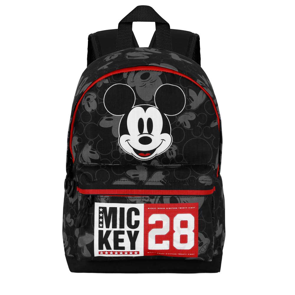 Disney Mickey Mouse Year-Mochila Pequeña HS FAN, Negro - Imagen 3